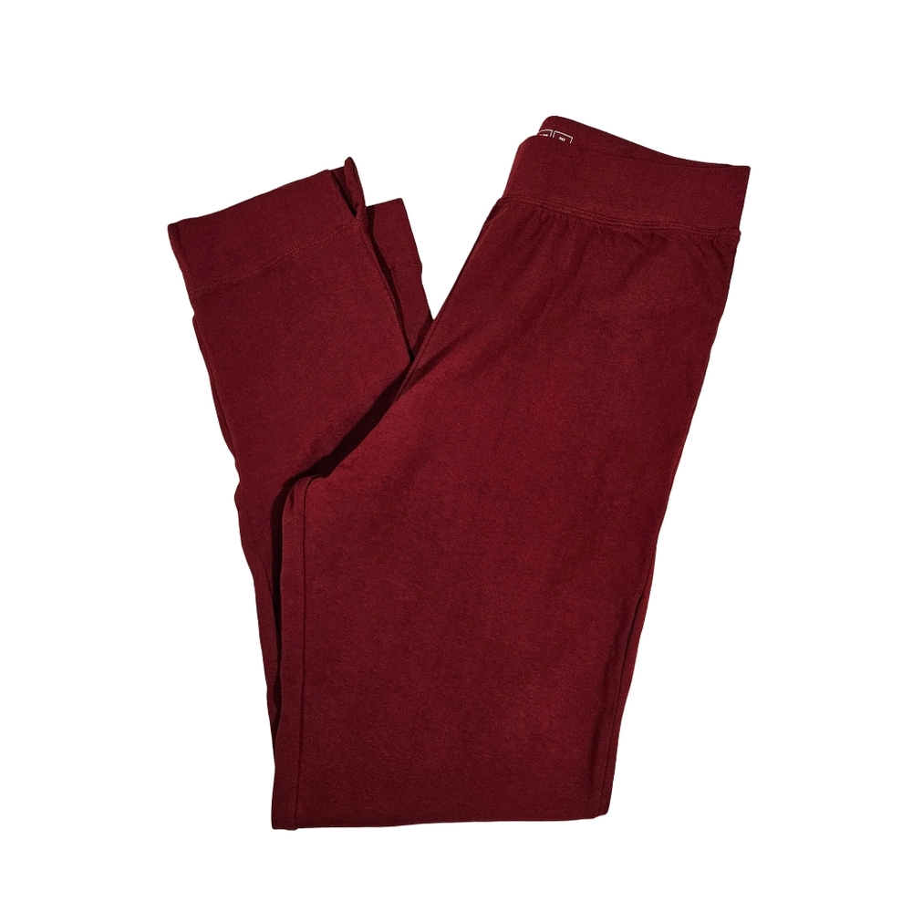 Tomboy Burgendy Leggings, Size Medium